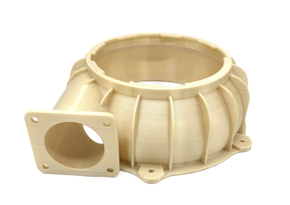ULTEM 9085 3D printed part, a high-performance FFF material for aerospace applications
