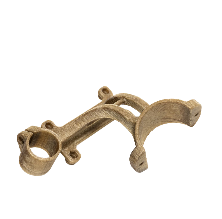 HP 3D Filament VICTREX AM 200 3D printed bracket, a high-performance FFF material